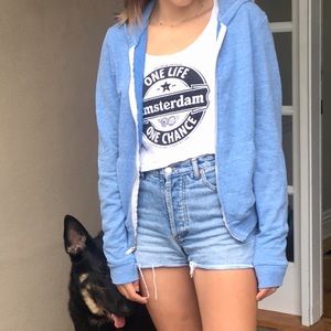 American Apparel zip up hoodie